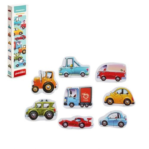 Пазли 8в1 "Машинки"