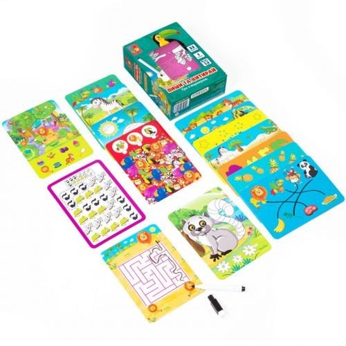 Гра з маркером "Пиши та стирай: Зоопарк" (укр)