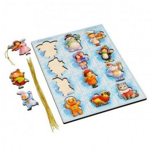 Сортер-вкладиш великий "Новорічний 1"