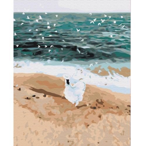 Картина за номерами "Фігура на узбережжі" ★★★