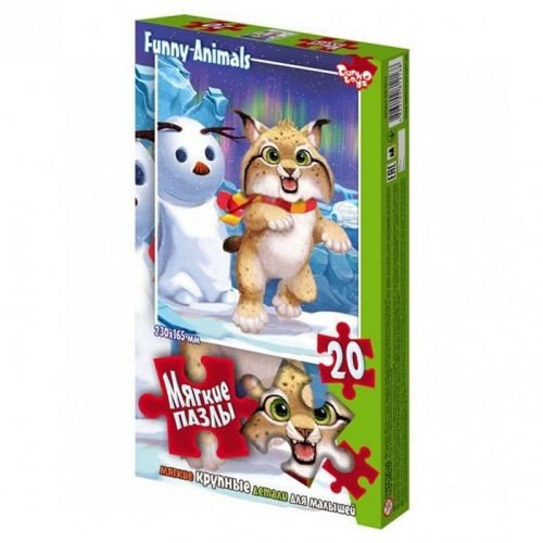 М'які пазли "Рись", 20 елем.