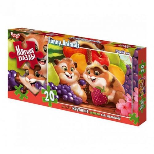 М'які пазли "Ховрашки", 20 елем.