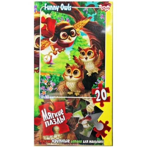 М'які пазли "Совенята", 20 елем.