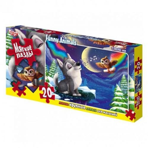 М'які пазли "Вовчик", 20 елем.