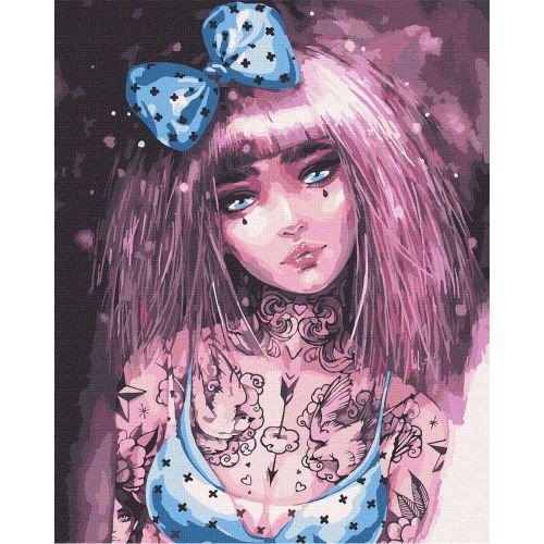 Картина за номерами "Бездонні очі" ★★★★