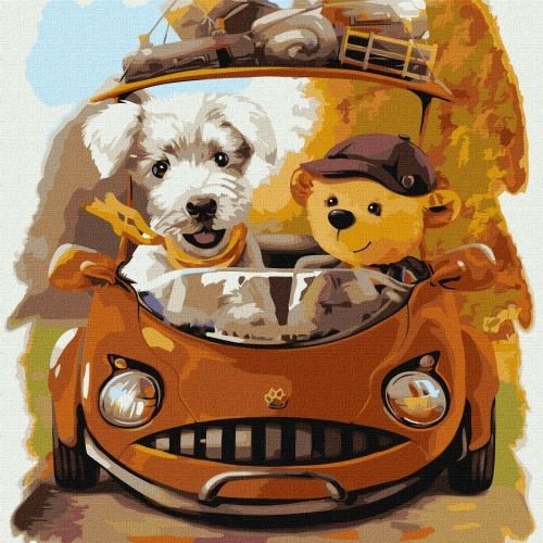 Картина за номерами "Дружня подорож" ★★★