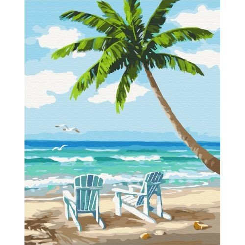 Картина за номерами "Море на двох" ★★★★