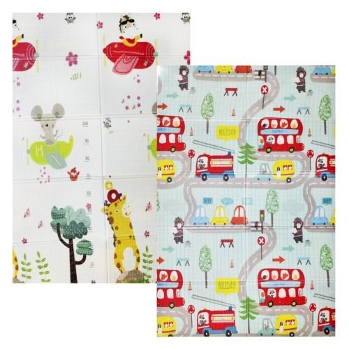 Двосторонній килимок "Місто", 180х120 см