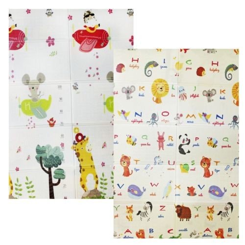 Двосторонній килимок "Тварини", 180х120 см