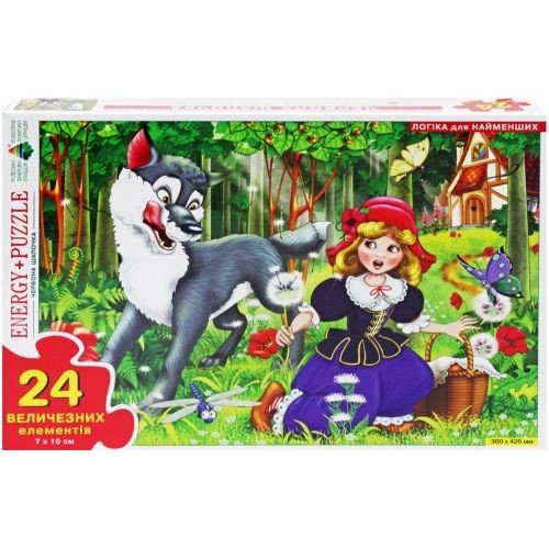 Пазли для малюків "Червона шапочка", 24 ел.