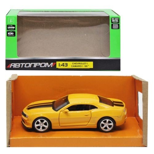 Машинка металева "Автопром: Chevrolet Camaro", жовта