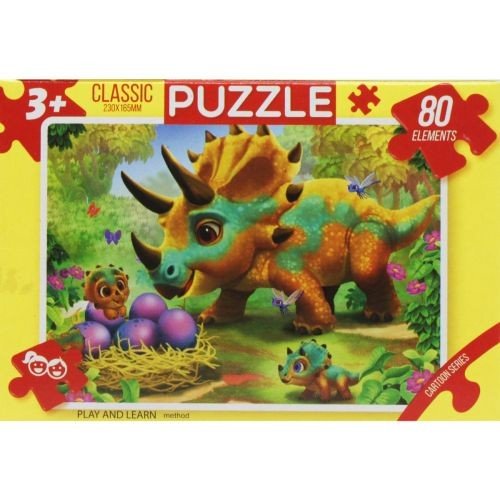 Пазли "Казка", 80 ел дінозаврик