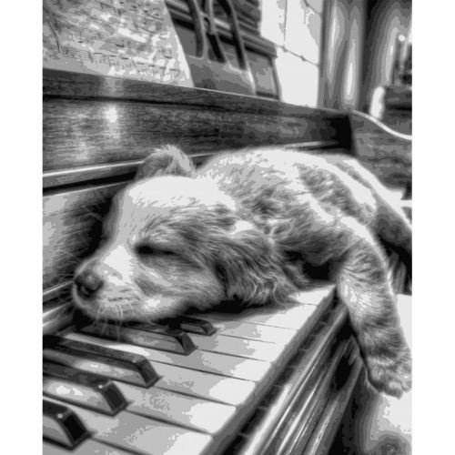 Картина за номерами "Награвся" ★★★★