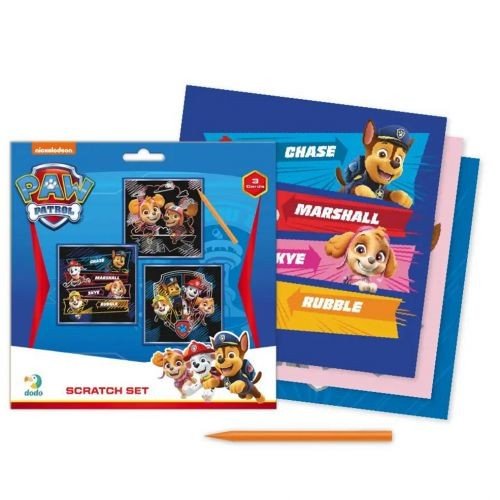 Дитячий набір гравюр "Paw Patrol" (3 картки)