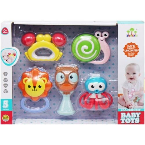 Набір брязкалець "У зоопарку" 5 шт.