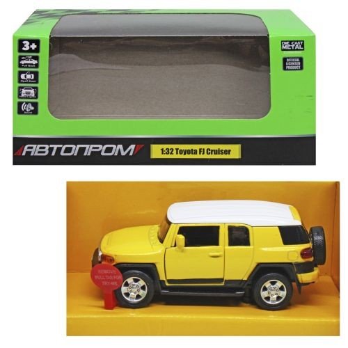 Машинка "Toyota FJ Cruiser", жовта