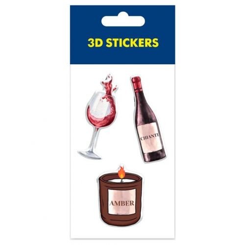 Набір 3D стікерів "Warm and cozy" (1 аркуш)