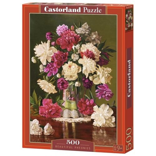 Пазли "Гарні півонії", 500 елементів