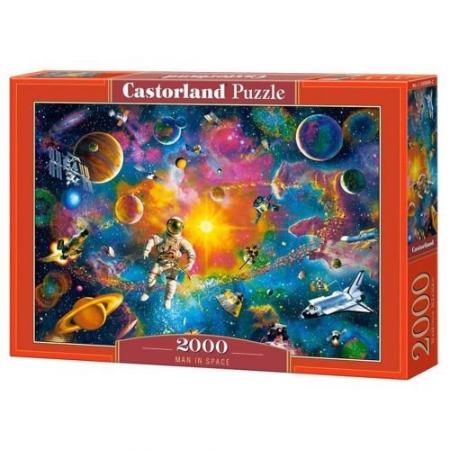 Пазли "Людина у космосі", 2000 елементів