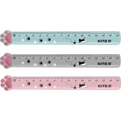 Лінійка пластикова "Лапка " (15 см)