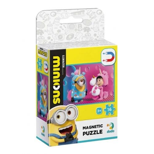 Магнітний пазл "Посіпаки", 16 елементів