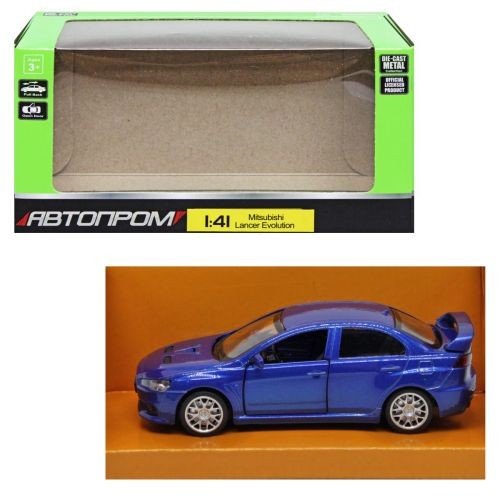 Машинка металева "Автопром: Mitsubishi Lancer", синій