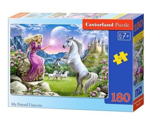 Пазли "Мій друг єдиноріг", 180 елементів