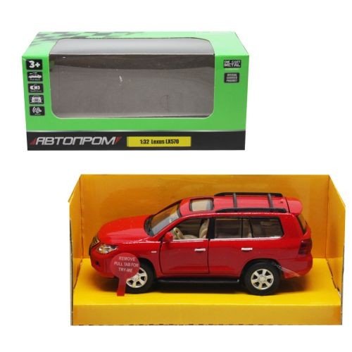 Машинка металева "Lexus LX500" із серії "Автопром" (червона)