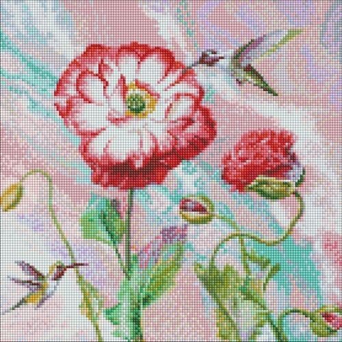 Алмазна мозаїка "Легкий етюд" 40х40 см