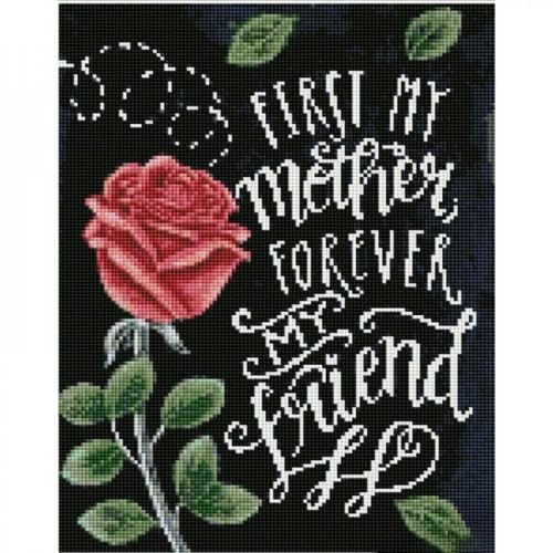 Алмазна мозаїка "Листівка для друга" 30х40