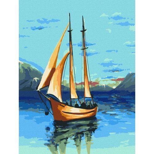 Набір для розпису по номерах "Романтика моря" 30х40см