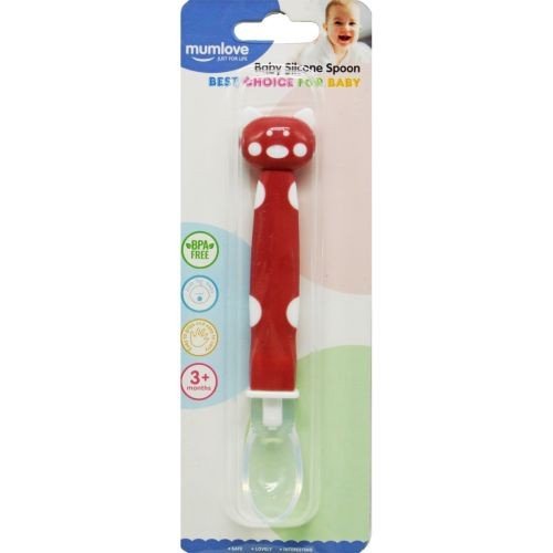 Силіконова ложка "Хрюшка", коричнева