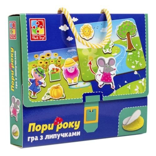 Гра з липучками "Яка пора року"