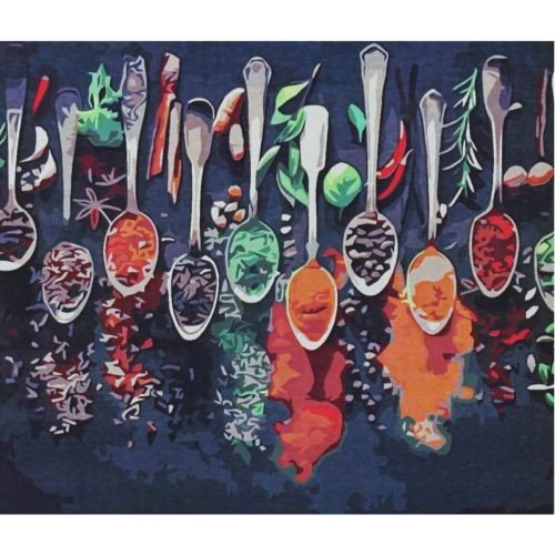 Картина за номерами "Райдуга спецiй" ★★★★