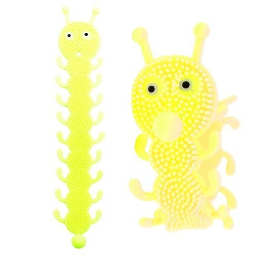 Браслет-антистрес "Гусінь" (жовтий)