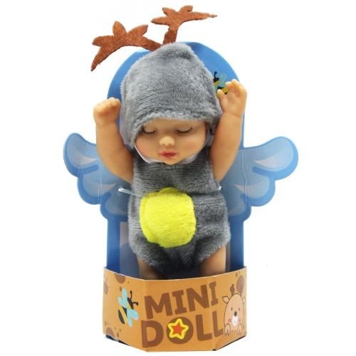 Пупс у костюмчику маленький "Оленятко" (11 см)