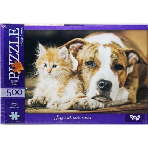 Пазли "Пес і кіт" 500 ел