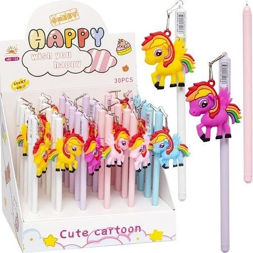 Ручка гел "Поні" 0,5мм, синя