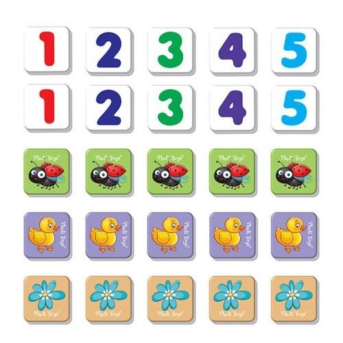 Магнітна гра "Рахуємо до пʼяти" (укр)