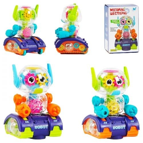 Робот "Смартик" музичні шестерні, світло (укр)