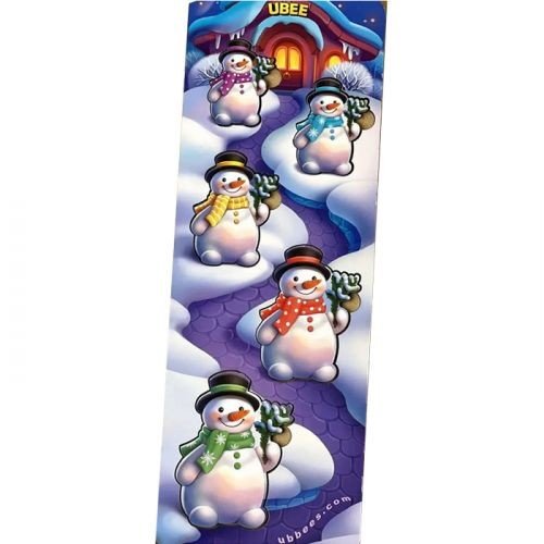 Деревʼяний вкладиш "Сніговики більше/менше"