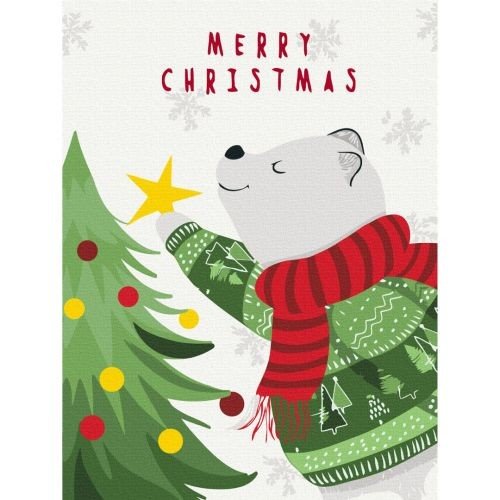 Картина за номерами "Полярний ведмедик" ★★