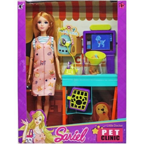 Набір ляльковий "Ветеринарна клініка Sariel"