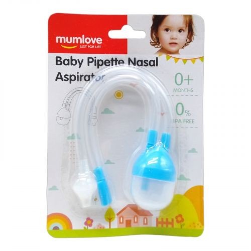 Аспіратор назальний з трубочками (блакитний)
