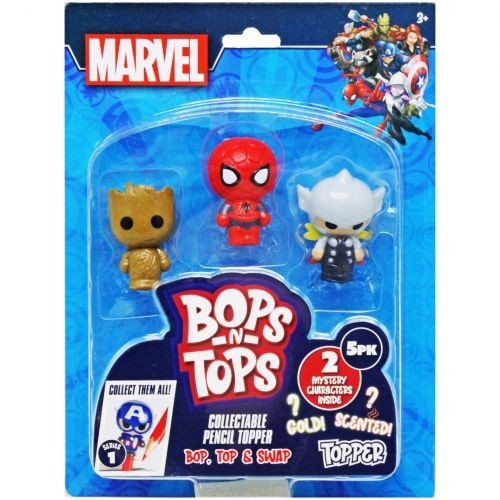 Набір топерів для олівців "Герої Марвел" (5 шт) вид 2