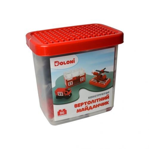 Конструктор "Вертолітний Майданчик" 86 детал. 013888/31 в пластик. боксі