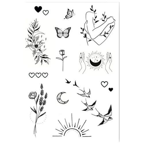 Тимчасові тату-перебивки "Популярні хіти"