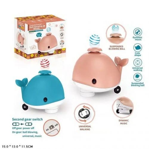 Іграшка музична "Кит-фокусник" (мікс)