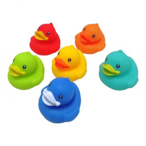 Набір для купання "Кольорові каченята", 6 шт