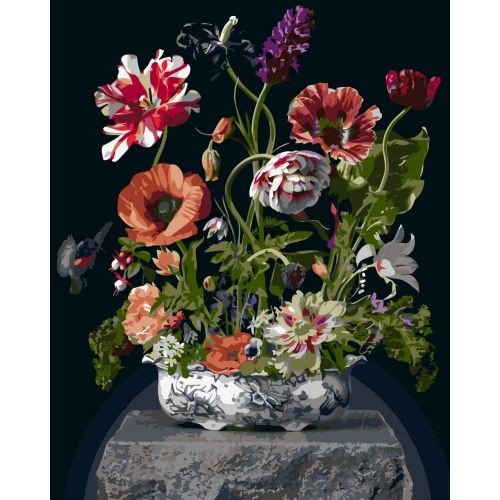 Картина по номерах "Особливий букет у вазі" 40x50 см